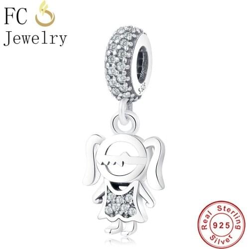 FC Jewelry 925 Sterling Silver Bead Fit Original Brand Charm Bracelet Girl European Women Charm Jewelry Drop Shipping Berloque
