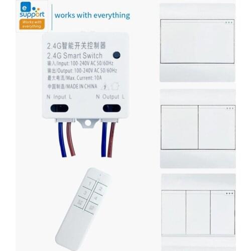 EWeLink Switch Set BASIC-2.4G Wireless Smart Home Modules RM 2.4G Smart Wall Switch Modification Module Bluetooth Protocol