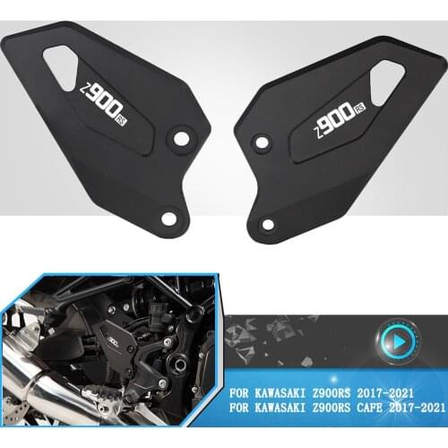 Motorcycle CNC Heel Protective Cover Rear Brake Master Cylinder Guard For KAWASAKI Z900RS Z900 RS Cafe 2017 2018 2019 2020 2021