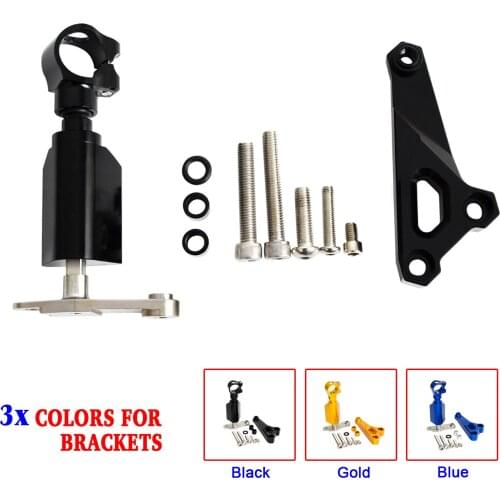 Motorcycle Steering Damper Mounting Bracket For BMW S1000R S 1000 R 1000R 2014 2015 2016 6063-T6 Billet Aluminum