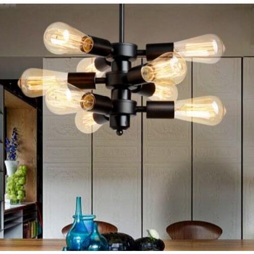 Nordic Loft Style Iron Art Droplight Edison Pendant Light Fixtures For Dining Room Hanging Lamp Vintage Industrial Lighting