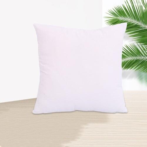 10Pcs/Lot DIY Custom Plain Pillowcase Home Decoration Cushion Cover White Blank Personalized Peach Skin Polyester Pillow Cover