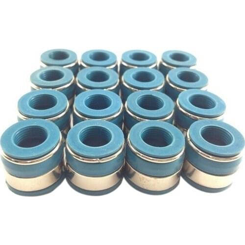 16PCS Viton Valve Stem Seals SSI-SBC11/32X500PO-VVS Replacement for SBC Small Block Engines