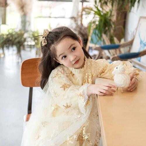2020 summer childrens clothing childrens baby dress childrens childrens Korean version of the gauze princess skirt tide