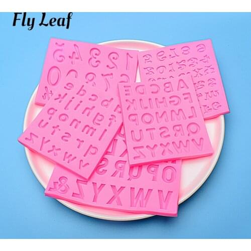 2021 Big And Small Letter Number Series 2 Digital computer Dermatoglyph Letters Cake Mold DIY Triangle english Cake Decorating