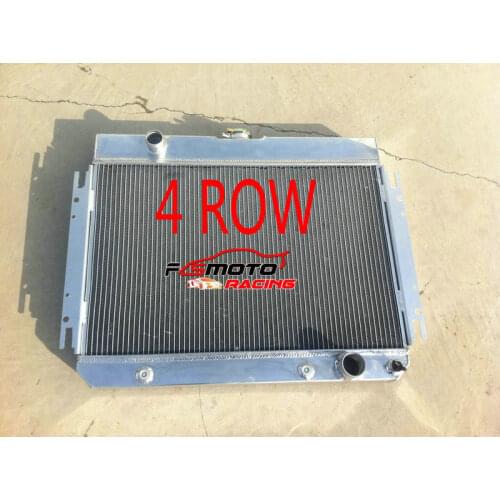 4 Row Aluminum Radiator for Chevy Impala V8 El Camino 1963-1968