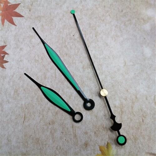 50Sets Metal Clock Arms Noctilucent DIY Tool Clock Needle Metal Hands for Quartz Clock