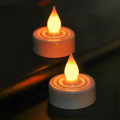 6/9/12PCS Compact Design Wedding Tea Light Candle For Seasonal Decoration