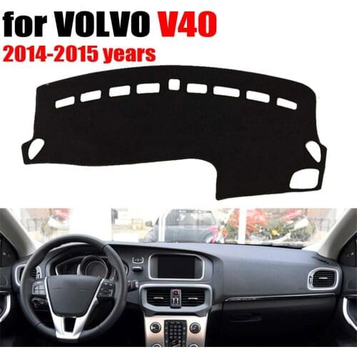 Car dashboard covers mat for VOLVO V40 2014 2015 years Left hand drive dashmat pad dash cover auto dashboard accessories