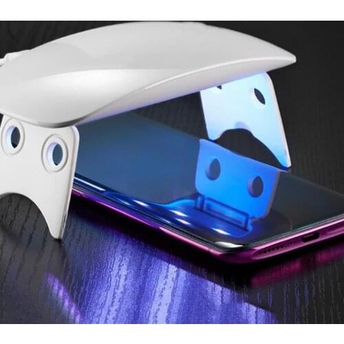 Boeyink UV Glue Tempered Glass For Oppo realme X2 X 5 Pro Q XT UV Screen Protector For Oppo realme 5s 6 A5S AX5S Reno 2 Z