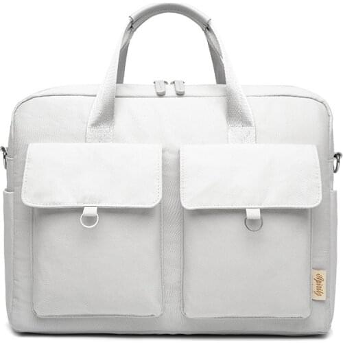 Brand Waterproof Men Women 14 15.6 inch Laptop Briefcase Business Handbag for Men Large Capacity Messenger Shoulder Bag