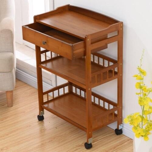 Kitchen boutique beauty salon hotel tea solid wood three layers