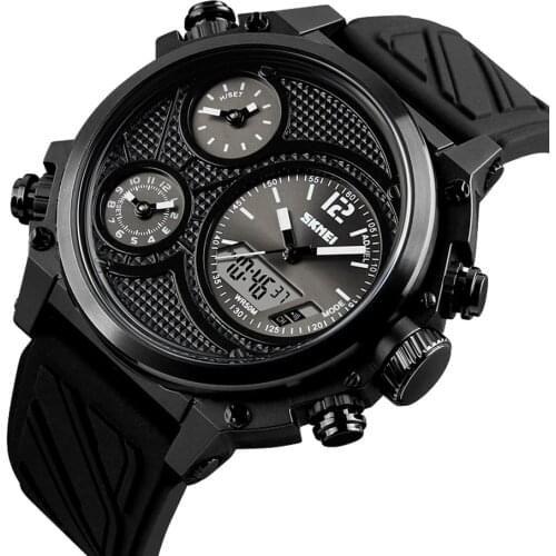 2019 New Men Watch Men Sports Chrono EL Light Fashion WristwatchesWaterproof Week Date Watch relogio masculino 1359 SKMEI zk20