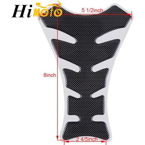 3D Carbon Fiber Motorcycle Gel Oil Gas Fuel Tank Pad Protector Sticker Decal Universal For Honda Yamaha SUZUKI Kawasaki Ducati