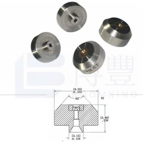 Imported quality! Water Cutter Gem nozzle 9.53*5.99*3.15mm/0.3m,Waterjet parts,Water cutting machine