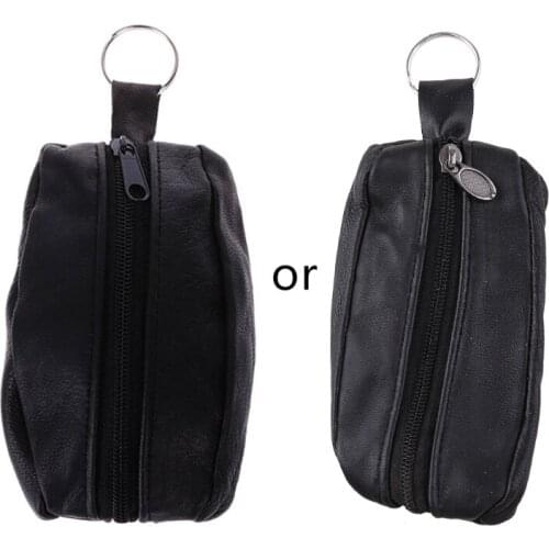 THINKTHENDO Women Girls Key Ring Wallet Pouch Coin Card Mini Purse Zipper Small Change Bag Coin Purses 11x5.5x2.5cm