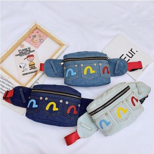 2020 New Childrens Waist Bag Girls Boy Messenger Bag Fashion Cute Girl Chest Bag Princess Travel Bag
