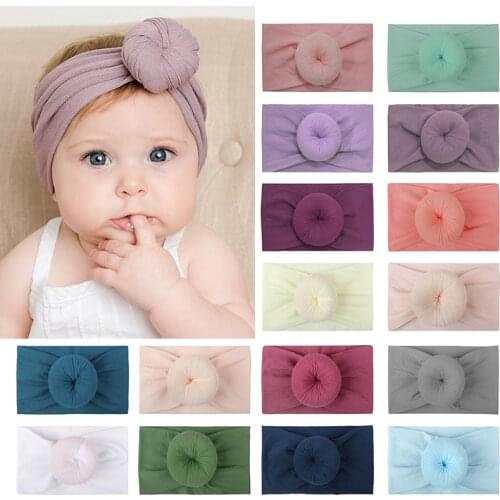 2020 Lovely Baby Headband Children Seamless Super Soft Newborn Baby Girl Headbands Elastic Kids Toddler Hair Band Hair Accessory