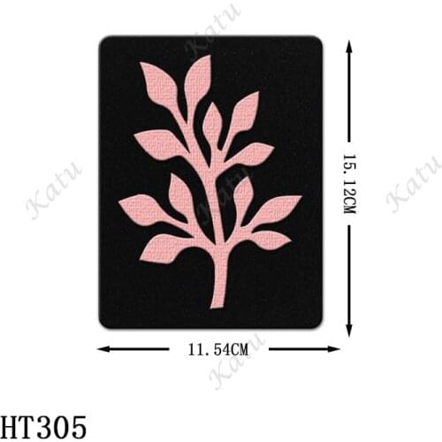 Leaf Cutting Dies - New Die Cutting And Wooden Mold, HT305 Suitable For Common Die Cutting Machines On The Market
