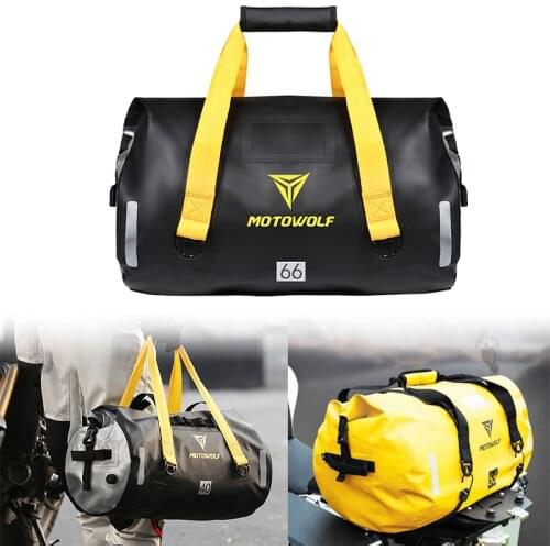 R1200GS R1250GS Motorcycle Waterproof Tail Bags Back Seat Bags Travel Bag Motorbike Scooter Sport Luggage Rear Seat Bag Pack 66L