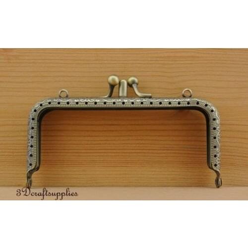 Bag purse frame metal frame double sewing frame clasp 12.5 cm anti brass Y63