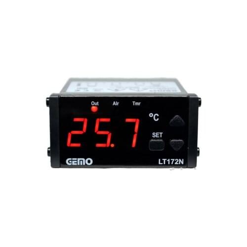 LT172N-230VAC-R;+GM-NTC-105C ON/OFF GEMO Temperature Controller with Heating&Cooling Function 36*72mm GM-NTC-105C -19.9...+99.9