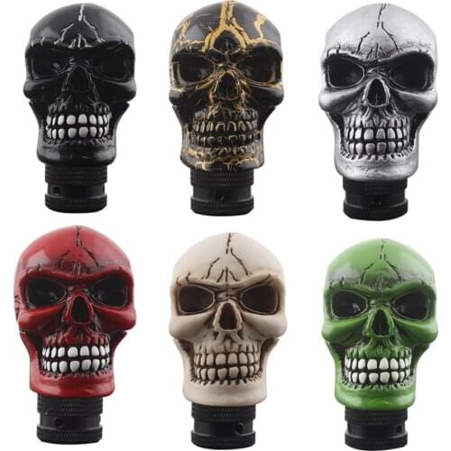 Skeleton Skull Head Series Gear Shift Knob Car Accessories For Universal