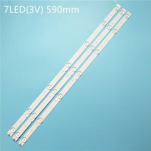 15 PCS/lot 7LED 59CM LED backlight strip for NS-32D511NA15 Hisense 32 HD315DH-E81 B21 010_3x7_3030c HE32NME9UX4012406497 E25784