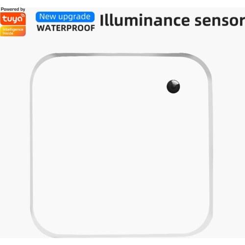 Tuya Smartlife Waterproof WiFi Light Illuminance Sensor Smart Brightness Detector Powered By Battery