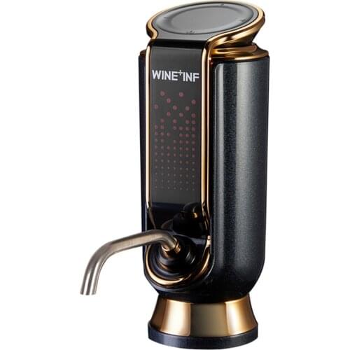 USB Automatic Quick Wine Aerator Electric Red Wine Decanter Vacuum Fresh-keeping 10 days Adjustable Wine output Decanter