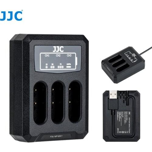 JJC USB Battery Charger for Sony ZV-1 ZV1 DSC-HX300 DSC-HX350 DSC-HX400 DSC-HX400V DSC-HX50 DSC-HX50V DSC-HX60 Replaces NP-BX1