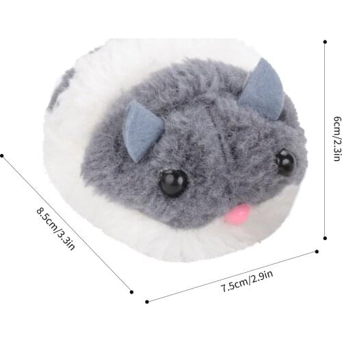 1PCS Cat Simulation Mice Toy Bite-resistant Vibrating Moving Cat Interactive Toy Cat Chew Toy Interactive Toys Training Toys