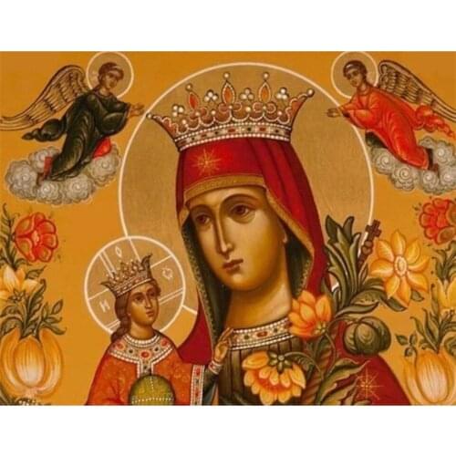 5D Diy Full Square Diamond Painting Cross Stitch Religion World of Orthodoxy Mosaic Crystal Diamond Embroidery Icon Home Decor
