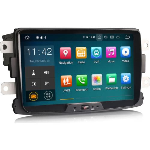 8" Android 10.0 OS Car Multimedia GPS Radio System Player for Dacia Lodgy 2012-2017 & Sandero 2012-2017 & Duster 2012-2017