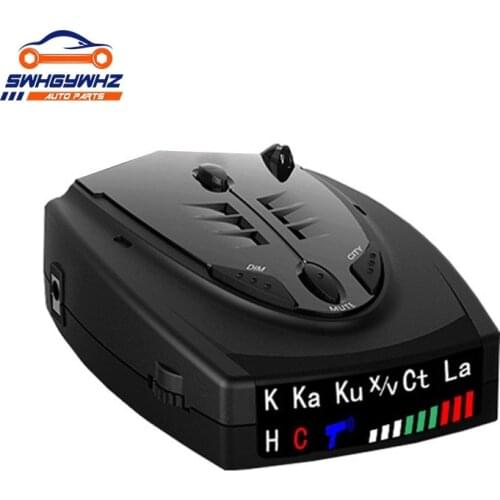 Radar Car Radar Detector English Russian anti radar detector Vehicle V7 Speed Alarm Systems & Security Radar Detectors