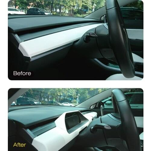 Newest Perfomance LCD HUD Speed Panel Replace Parts Tire Pressure Monitoring For Tesla Model 3 Y Speedometer Gear Position