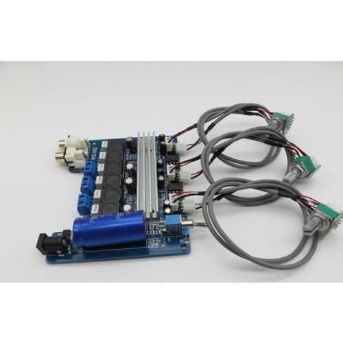 DC 12V~24V 2*50W+100W TPA3116 D2 2.1 channel Audio digital power bass subwoofer amplifier subwoofer AMP RCA