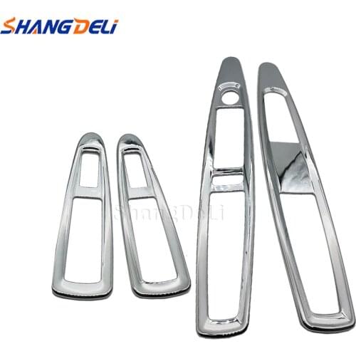 For Citroen C4 2004 - 2010 Power Window Control Switch Panel Frame Trim Panel Decorative Accessories