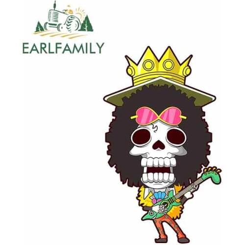 EARLFAMILY 13cm x 7.9cm For Brook Car Stickers Waterproof Decal Vinyl Material Air Conditioner Decoration Suitable For VAN RV