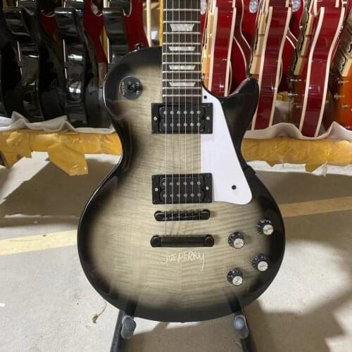 Joe Perry Signature LP Electric Guitar Rosewood Fingerboard MAHOGANY Body Black Hardware Free Shipping