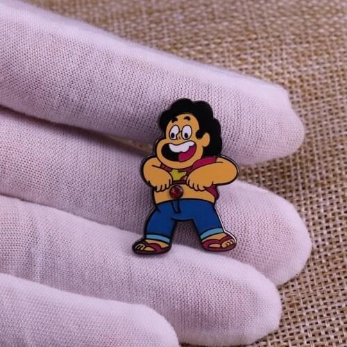 Steven Quartz Universe Enamel Pin Steven Universe Carton Brooch For Lapel Coat Fans Badge