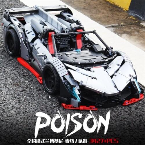 IN STOCK 1003 The Veneno Lamborghimis Roadster Power Function RC Car Building Blocks Bricks Kids Technic Toys 20091 MOC 10559