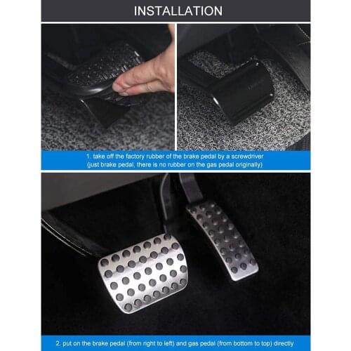 Foot Pedal Cover Brake Footrest For Mercedes Benz GLE GLS ML GL M A B GLA CLA Class W166 X166 C292 X156 C117 Pedal Pads Cover