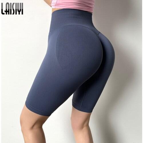 LAISIYI Workout Gym Legging Seamless Leggings Women Sport Pants Butt Booty Push Up Pant High Waist Gym Pant Fitness Leggings