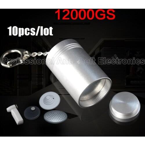 Mini Portable EAS Detacher 12000GS Super Security Tag Detacher 10pcs/lot