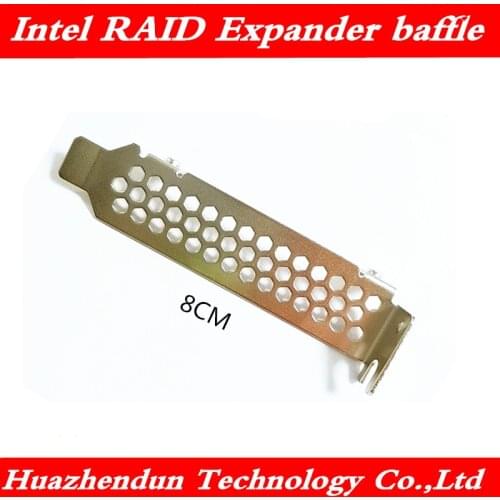 New full hole cooling baffle, Low Bracket for Intel RAID Expander RES2SV240 SATA 100pcs Free shipping