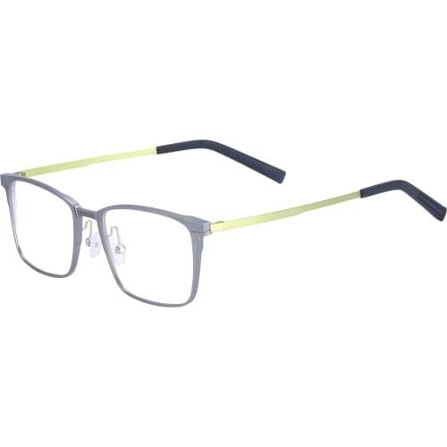 Lightweight Square Eyeglasses Men and Women Classic Colorful Full Rim Metal Glasses Frame For Prescription Lenses