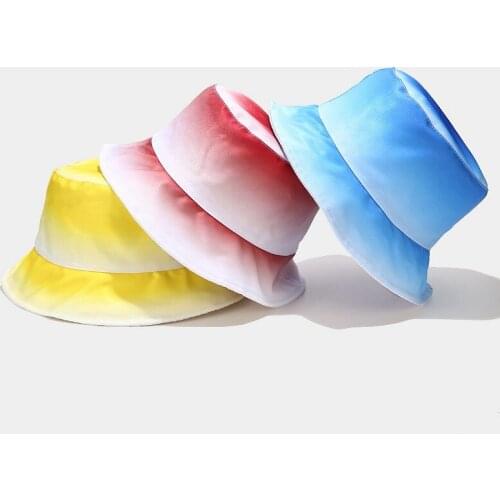 2021 New Colorful Womens Fisherman Hat Summer 3D Bucket Hat Modification Outdoor Beach Hat Unisex Mens Panama Bob Cap