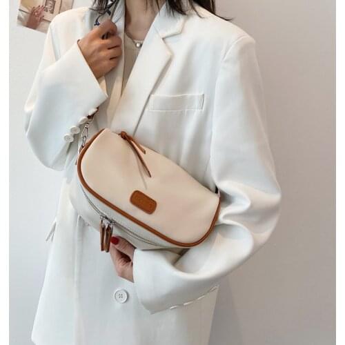 Simple Womens Messenger Bag Large Crossbody Bag For Women 2021 Vintage Womens Bags Classic Ladies PU Bags Womens Shoulder Bag