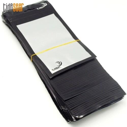 Front Clear White Resealable Plastic Bag Hanging Hole for Mobile Phone Case Self Seal Retail Packaging Package Pouches